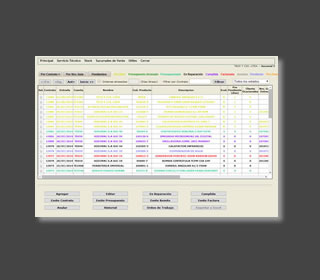 Seguimiento de Servicios técnicos - Tejo -.